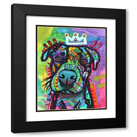 Big Mush Black Modern Wood Framed Art Print with Double Matting by Dean Russo Collection
