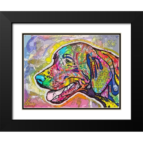 Sport Black Modern Wood Framed Art Print with Double Matting by Dean Russo Collection