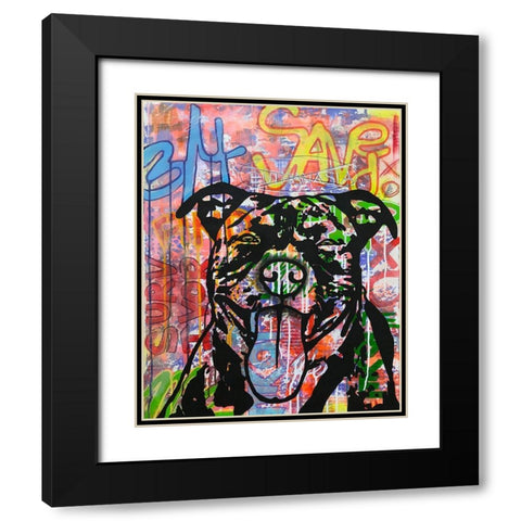 Survivor Black Modern Wood Framed Art Print with Double Matting by Dean Russo Collection