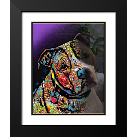 Jane Tyler Black Modern Wood Framed Art Print with Double Matting by Dean Russo Collection