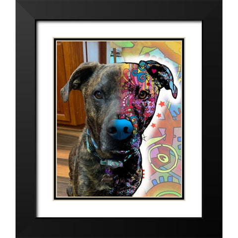 Jennifer De Vries 2 Black Modern Wood Framed Art Print with Double Matting by Dean Russo Collection