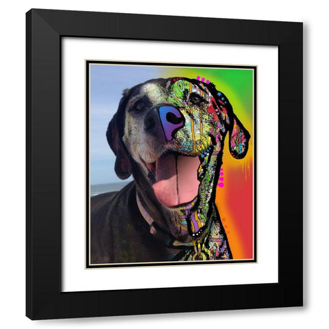 Michelle King_Harley Lane Black Modern Wood Framed Art Print with Double Matting by Dean Russo Collection