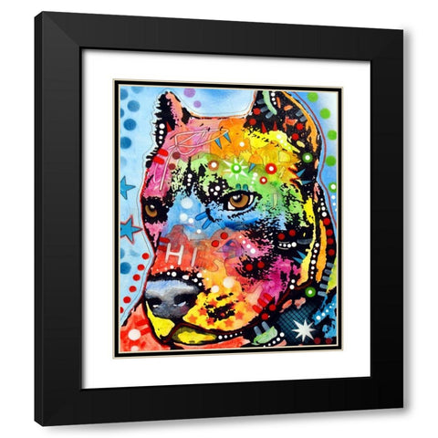 Smokey Black Modern Wood Framed Art Print with Double Matting by Dean Russo Collection
