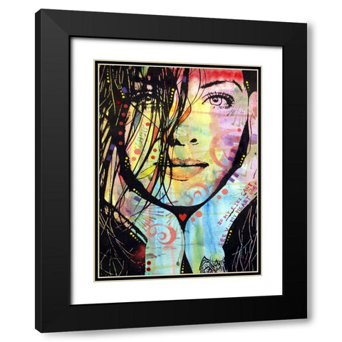 My Eyes Cant See U Black Modern Wood Framed Art Print with Double Matting by Dean Russo Collection
