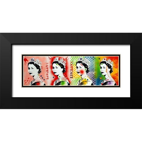 QE 4 Black Modern Wood Framed Art Print with Double Matting by Dean Russo Collection