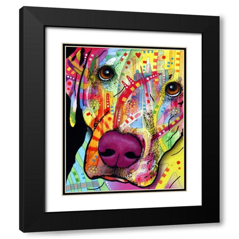 Close Up Lab Black Modern Wood Framed Art Print with Double Matting by Dean Russo Collection