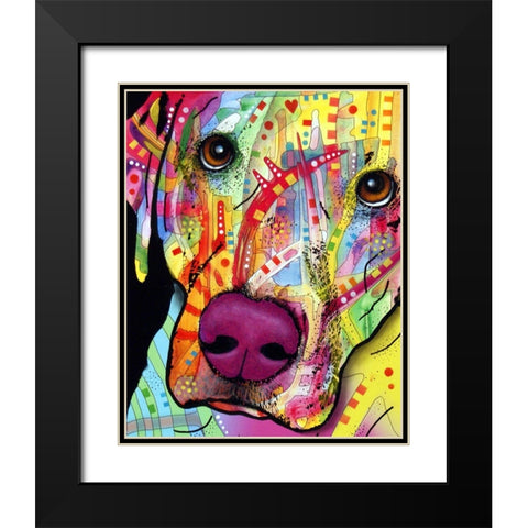 Close Up Lab Black Modern Wood Framed Art Print with Double Matting by Dean Russo Collection