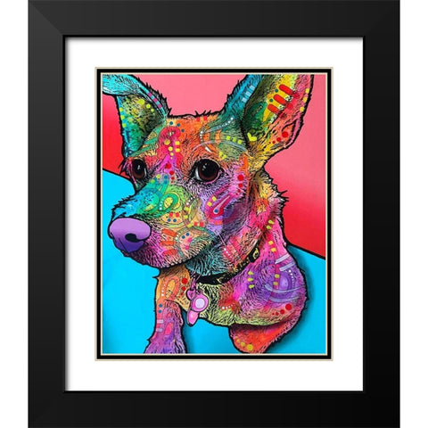 Jack Black Modern Wood Framed Art Print with Double Matting by Dean Russo Collection