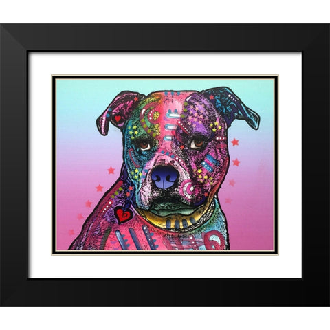 Melt My Heart Black Modern Wood Framed Art Print with Double Matting by Dean Russo Collection