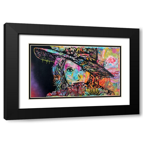 Venus Black Modern Wood Framed Art Print with Double Matting by Dean Russo Collection