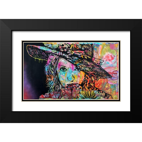 Venus Black Modern Wood Framed Art Print with Double Matting by Dean Russo Collection