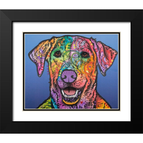 Rocco  Black Modern Wood Framed Art Print with Double Matting by Dean Russo Collection