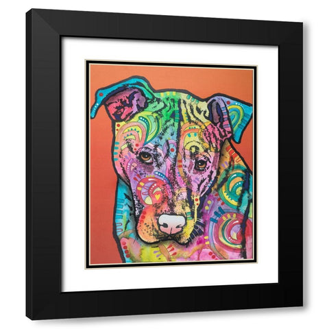 Sweetie Pie Black Modern Wood Framed Art Print with Double Matting by Dean Russo Collection