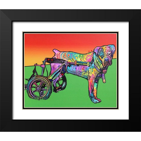 Ospa on wheels Black Modern Wood Framed Art Print with Double Matting by Dean Russo Collection