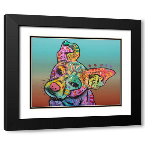 Rigby Custom-3 Black Modern Wood Framed Art Print with Double Matting by Dean Russo Collection