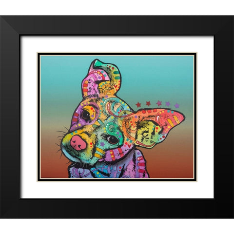 Rigby Custom-3 Black Modern Wood Framed Art Print with Double Matting by Dean Russo Collection