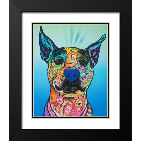 Lani Ruth 25 Black Modern Wood Framed Art Print with Double Matting by Dean Russo Collection