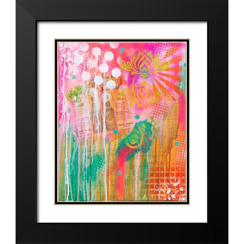 Dreaming of Jack Black Modern Wood Framed Art Print with Double Matting by Dean Russo Collection