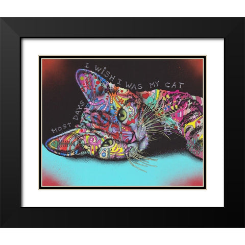 Most Days Black Modern Wood Framed Art Print with Double Matting by Dean Russo Collection