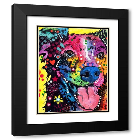 Aussome Black Modern Wood Framed Art Print with Double Matting by Dean Russo Collection
