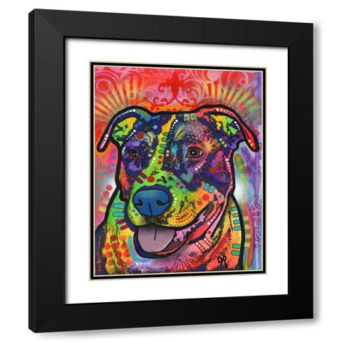 Dixie Black Modern Wood Framed Art Print with Double Matting by Dean Russo Collection