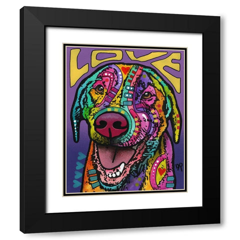 Orion Black Modern Wood Framed Art Print with Double Matting by Dean Russo Collection