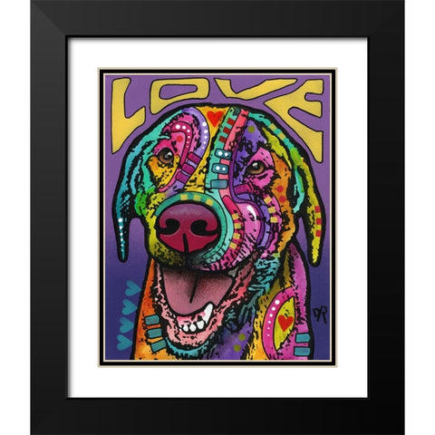 Orion Black Modern Wood Framed Art Print with Double Matting by Dean Russo Collection
