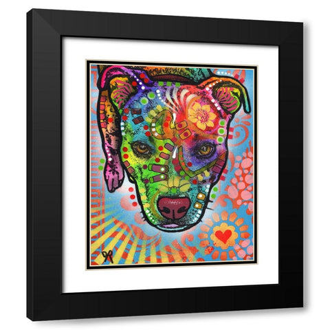 Scout Black Modern Wood Framed Art Print with Double Matting by Dean Russo Collection