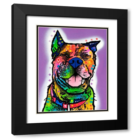 Kona Black Modern Wood Framed Art Print with Double Matting by Dean Russo Collection