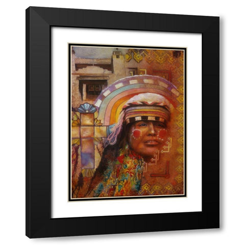Cinco De Mayo Black Modern Wood Framed Art Print with Double Matting by Lund, Denton