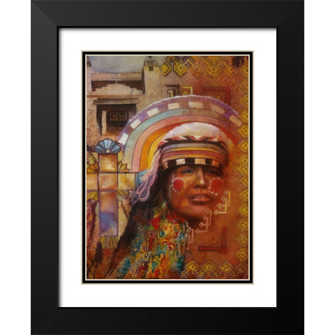 Cinco De Mayo Black Modern Wood Framed Art Print with Double Matting by Lund, Denton