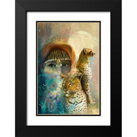 The Sentinels Black Modern Wood Framed Art Print with Double Matting by Lund, Denton