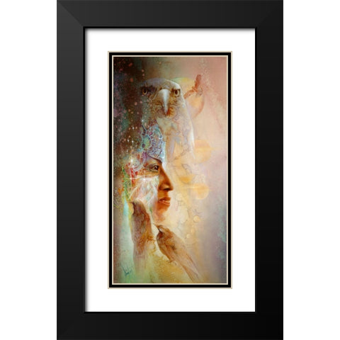 The Messengers Black Modern Wood Framed Art Print with Double Matting by Lund, Denton