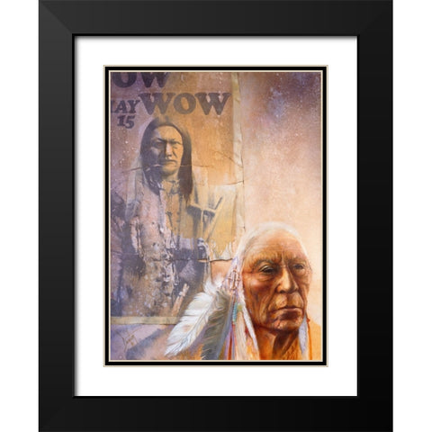 Remembrances Black Modern Wood Framed Art Print with Double Matting by Lund, Denton