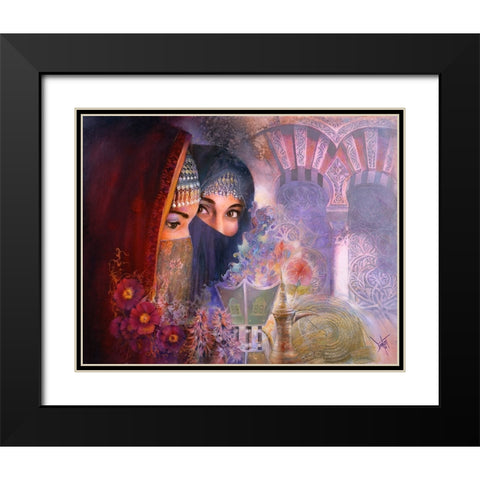 The Marketplace Black Modern Wood Framed Art Print with Double Matting by Lund, Denton