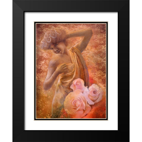 Pearl Black Modern Wood Framed Art Print with Double Matting by Lund, Denton