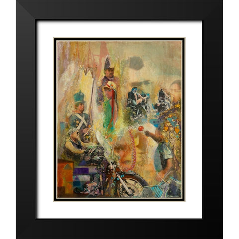 The Magical Lollipop Black Modern Wood Framed Art Print with Double Matting by Lund, Denton