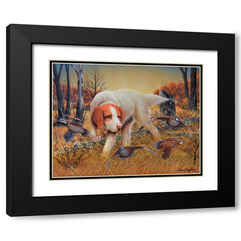 First Point Black Modern Wood Framed Art Print with Double Matting by Engler, Don