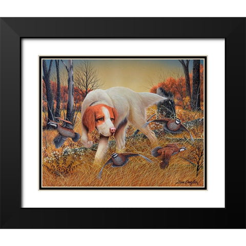 First Point Black Modern Wood Framed Art Print with Double Matting by Engler, Don