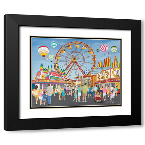 County Fair Black Modern Wood Framed Art Print with Double Matting by Engler, Don