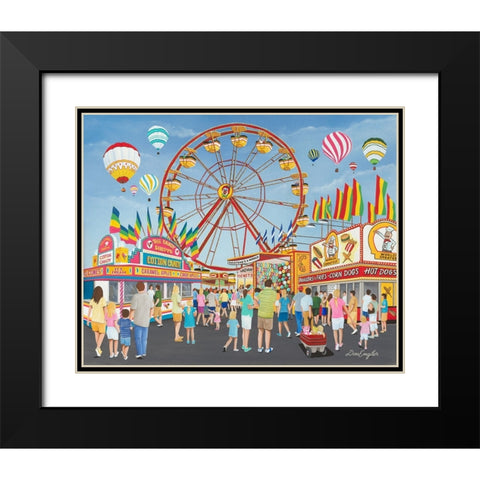 County Fair Black Modern Wood Framed Art Print with Double Matting by Engler, Don