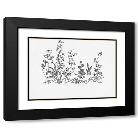 019a Black Modern Wood Framed Art Print with Double Matting by Steel, Emma