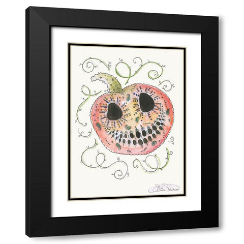 041a Black Modern Wood Framed Art Print with Double Matting by Steel, Emma