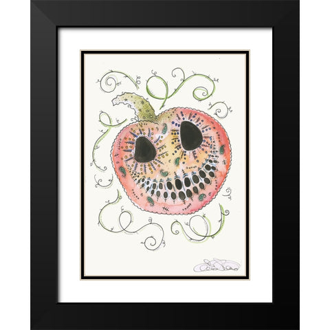 041a Black Modern Wood Framed Art Print with Double Matting by Steel, Emma