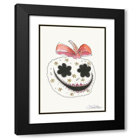 042a Black Modern Wood Framed Art Print with Double Matting by Steel, Emma