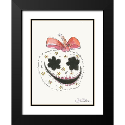 042a Black Modern Wood Framed Art Print with Double Matting by Steel, Emma