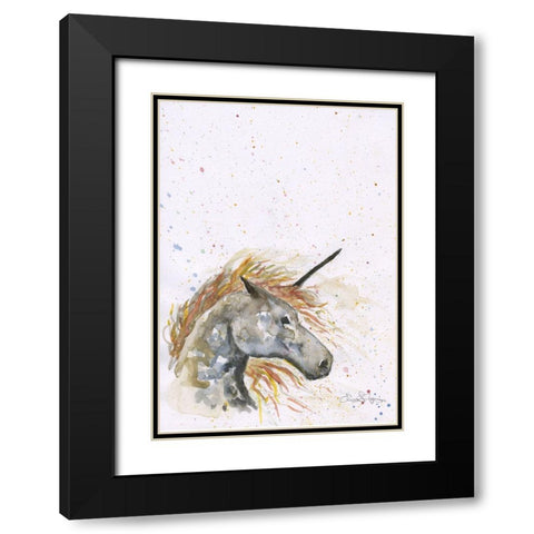 066a Black Modern Wood Framed Art Print with Double Matting by Steel, Emma