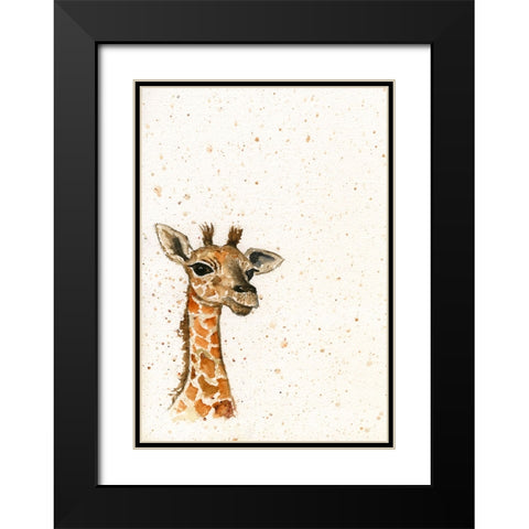 085a Black Modern Wood Framed Art Print with Double Matting by Steel, Emma