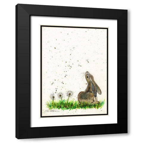 101a Black Modern Wood Framed Art Print with Double Matting by Steel, Emma