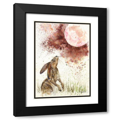 098a Black Modern Wood Framed Art Print with Double Matting by Steel, Emma